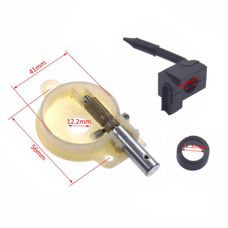 Oliepumpe oiler gear &amp; koblingstromlesæt til husqvarna 41 136 137 142 141 motorsav