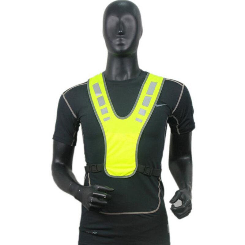 reflecterende night running outdoor sport veiligheid bescherming vest fiets night running jogging vest unisex running vest