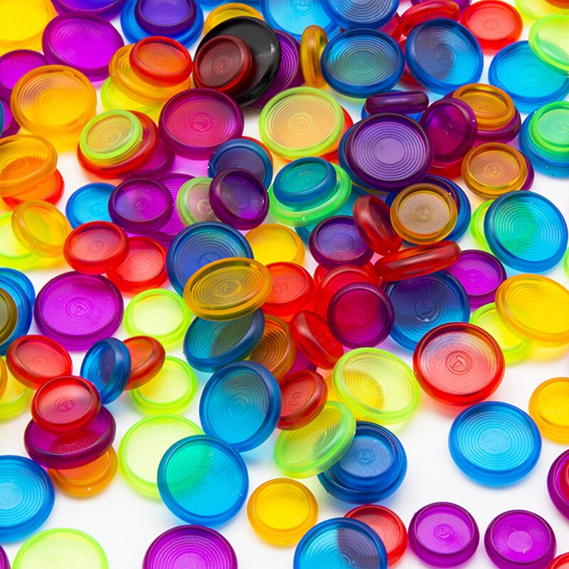 Discos de disco de Color caramelo para cuadernos o planificador, accesorios, CX19-004-100PCs de disco colorido, 18mm, 100 Uds.