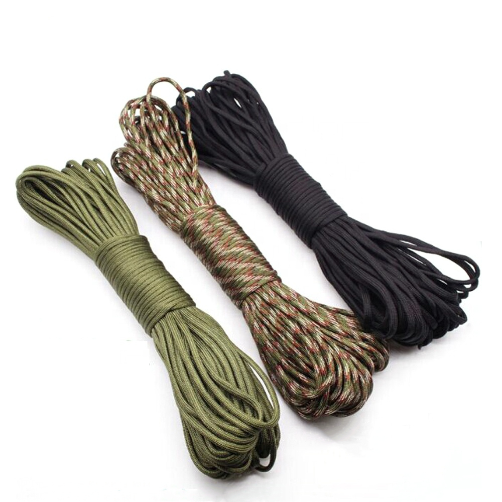 Paracord 550 Rope for Survival Parachute Cord Lanyard Camping Climbing Camping Rope Hiking Clothesline Lanyard DIY Bracelet