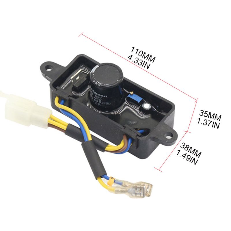 Regulador de voltaje eléctrico automático para generador monofásico 2KW-3KW gasolina repuestos accesorios