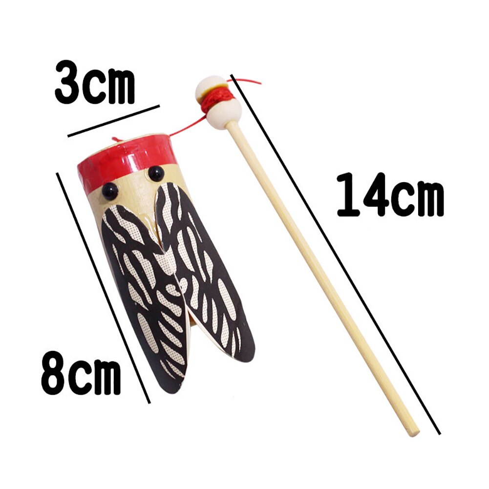 Tige en bois secouant cigale Transmission sonore bricolage expérience éducation enfants jouet pour enfants d'anniversaire