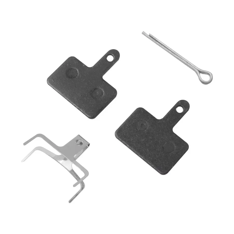 Pastillas de freno de disco hidráulicas para bicicleta, accesorios para patinete eléctrico Kukirin G3 PRO KUGOO Kirin G3 PRO, piezas de pastillas de freno de disco de resina: Blanco