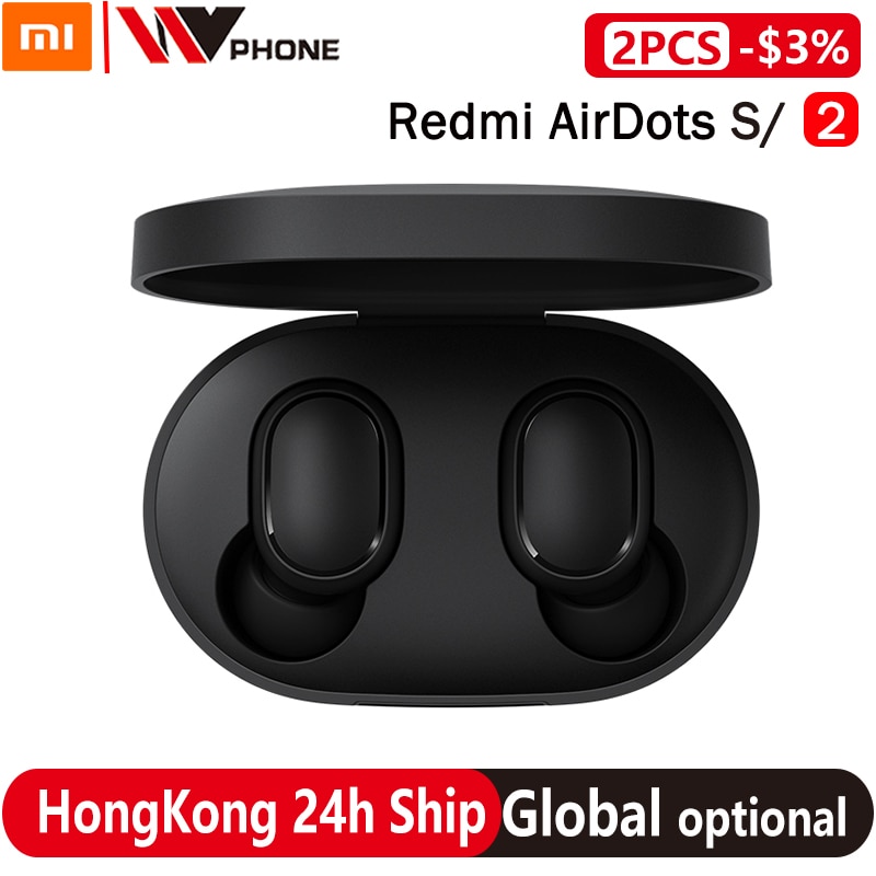 Xiaomi Redmi Airdots S TWS Wireless Stereo Earphone airdots 2 Bluetooth 5.0 Noise Reduction With Mic Earbuds AI Voice Control