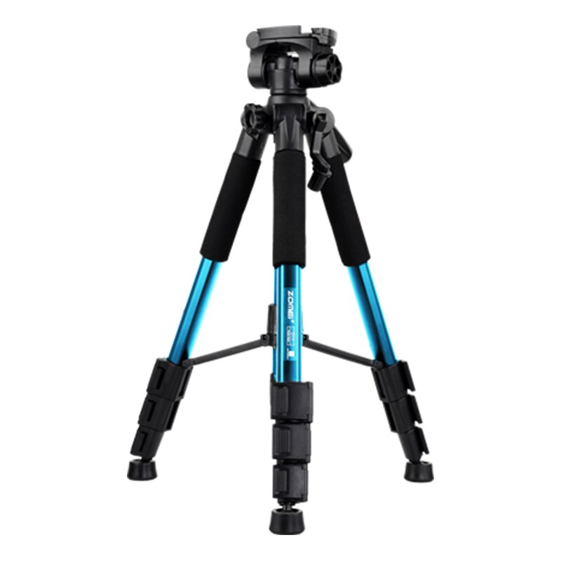 ZOMEI Q111 Professionelle Aluminium Stativ Tragbare Leichte Kamera Stativ mit Pfanne Kopf für Smartphone SLR DSLR Digital Kamera: Blau