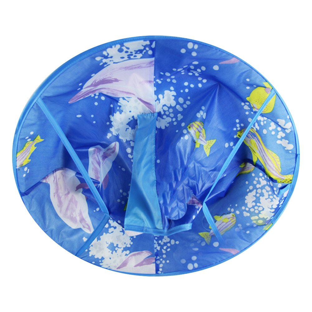 Vattentät barn frisyr mantel förkläde cape salong frisörkläder paraply diameter 60cm