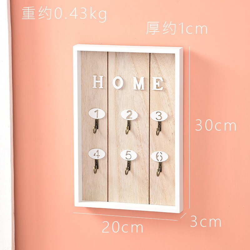 Hout Sleutel Haak Cargo Opbergdoos Muur Gemonteerde Muur Decor Jas Toetsen Zakken Kleren Opknoping Haak Opslag Houder Diversen opslag