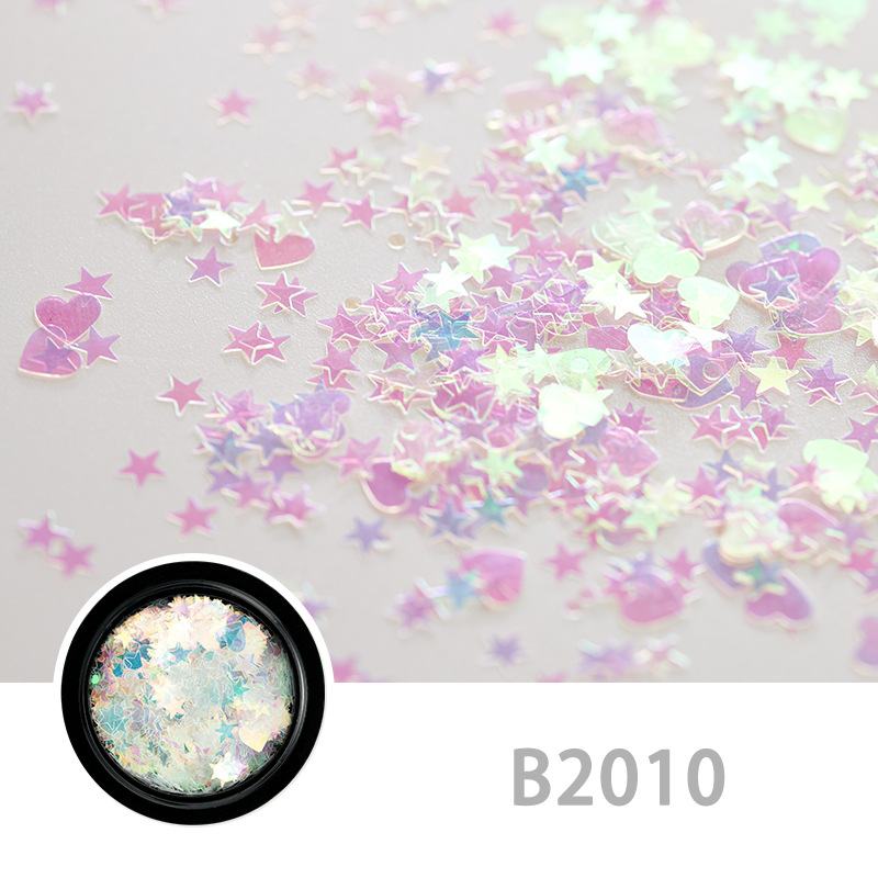 12 couleurs paillettes ongles strass petites perles irrégulières manucure 3D Nail Art décoration dans les accessoires de roue: B2010