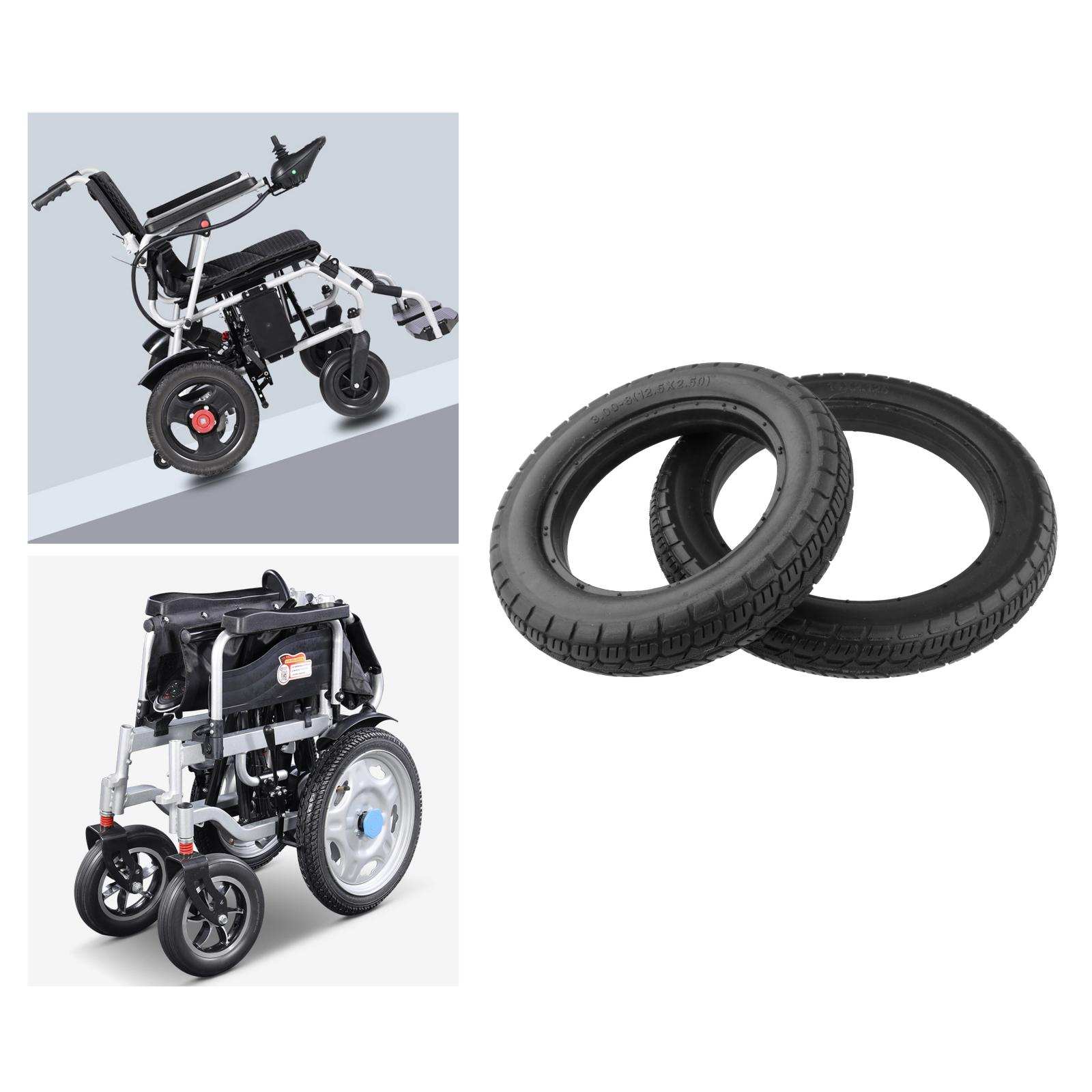 Gummi Rollstuhl Reifen Hohe Festigkeit Teile Gruppe Rollstuhl Reifen Rollstuhl Fahrrad Reifen für Reparatur Zubehör Ersetzt