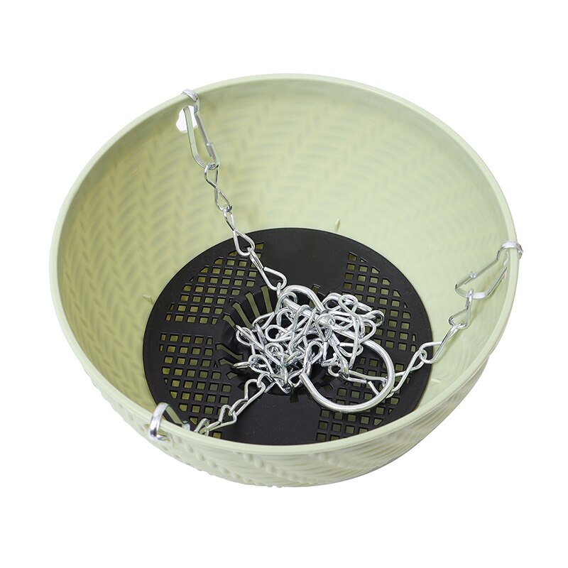 Łańcuch balkonowy wiszące donice kosz na kwiaty imitacja rattanu tkactwo narzędzia ogrodowe