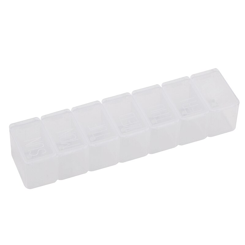 7 Days Pill Case Medicine Storage Tablet Pill Box 7 Solt Medicine Organizer Pill Case Splitters Storage Dispenser Weekly