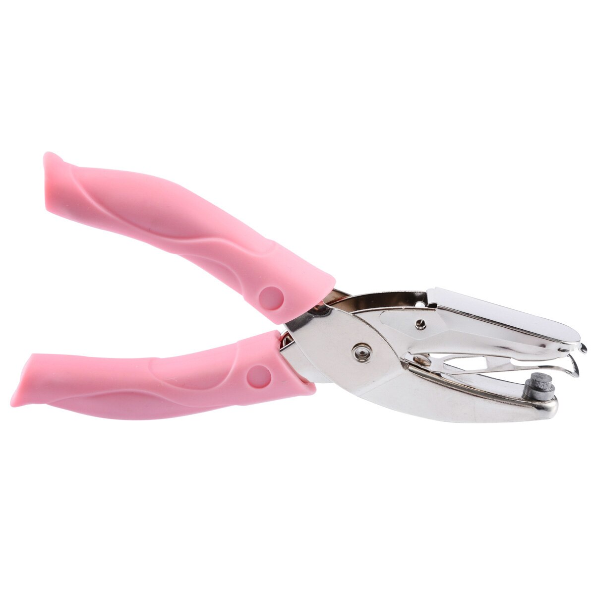 5 Shapes Hole Punch Cutter Plier Puncher Card Cut Hole Sheet Cardmaking Handicraft Tool Office Statinery Punch with Soft Grip: 4 circle