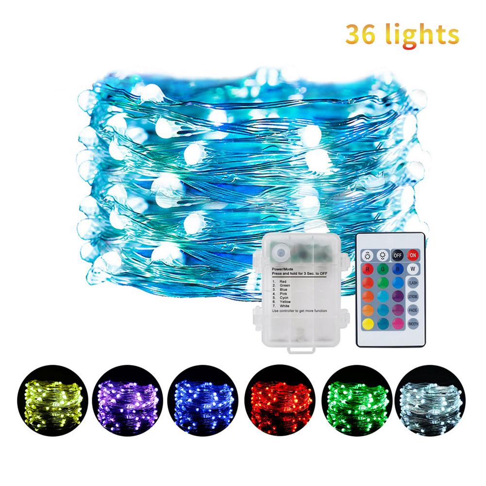 30/36 Cornhol Lights 16 Colors Change Cornhole Board Edge And Ring LED Lights With Remote Control Cornhole Games