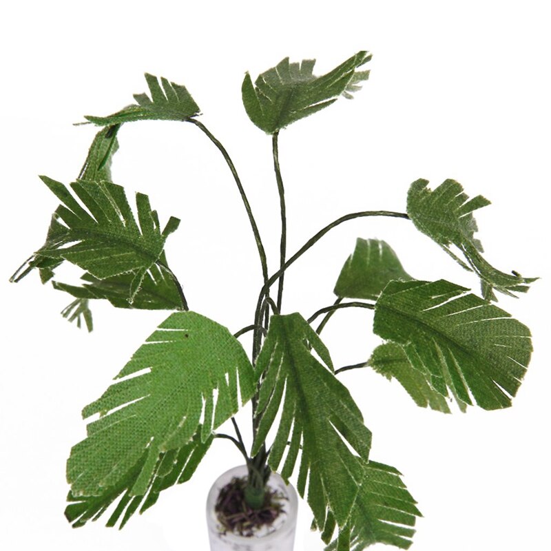 1/12 zielona bananowa biała butelka Lalka Dom miniaturowe akcesoria ogrodowe