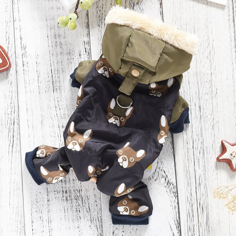Norbi Hundejacke Mit Integrierter Leine | Warme Winterjacke Für Kleine Hunde & Welpen | Verstellbar, In Vielen Größen