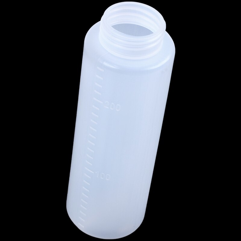 180cc hvite plastpresse flaske oljesaus dispenser dysehette festet