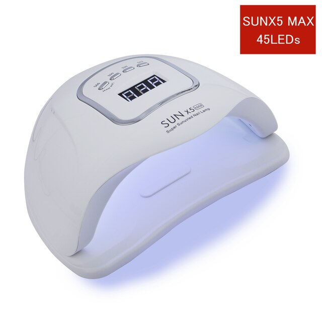 Lámpara UV LED de secado rápido para esmalte de uñas, máquina de manicura con pantalla LCD, herramientas profesionales de belleza de uñas, 36/72/90/114W,: 90W SUNX5 MAX / EU