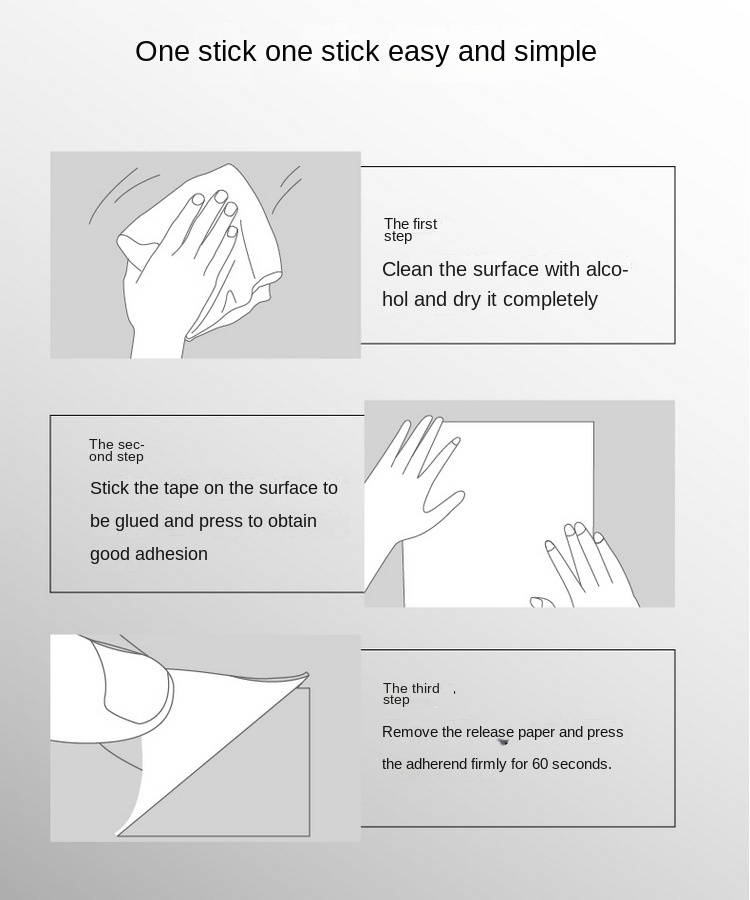 3M dubbelzijdig multifunctioneel sterk klevend met Cbg waterdicht vochtbestendig huishoudelijk autokleefpapier