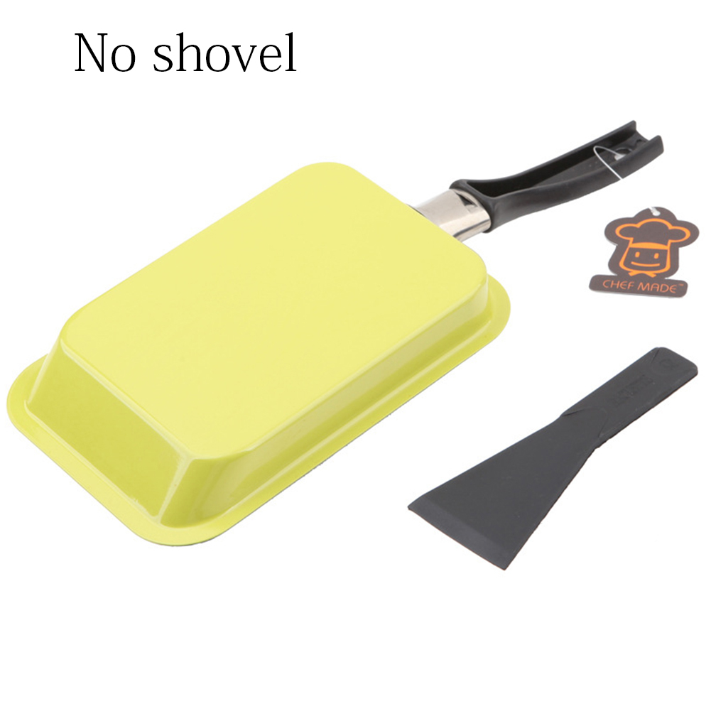 Sartenes antiadherentes japonesas rectangulares, sartén para tortilla Tamagoyaki, sartén antiadherente para freír huevos, recipiente de panqueque, utensilios de cocina: green