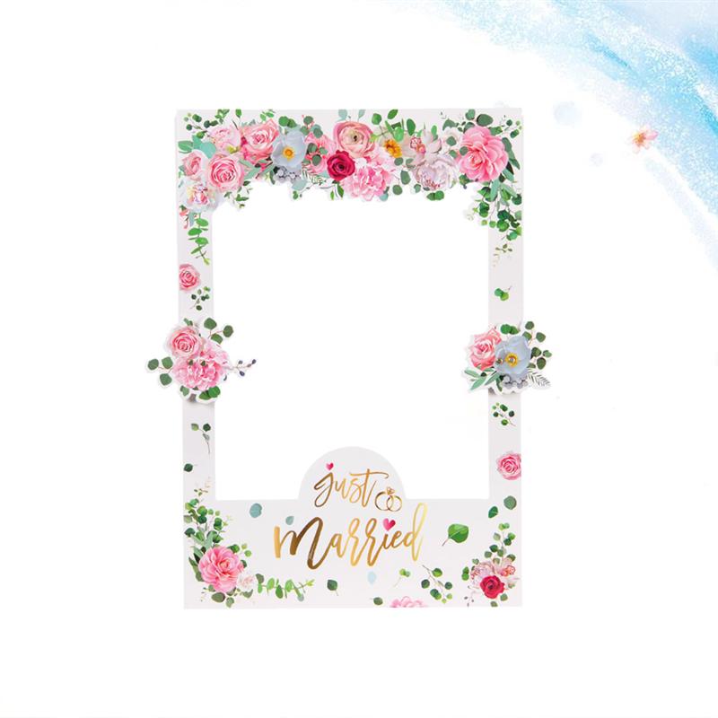 Fotolijst Schieten Bloemen Printing Booth Props Fotolijst Selfie Frame Fotografie Accessoires Feestartikelen Voor Ornamenten