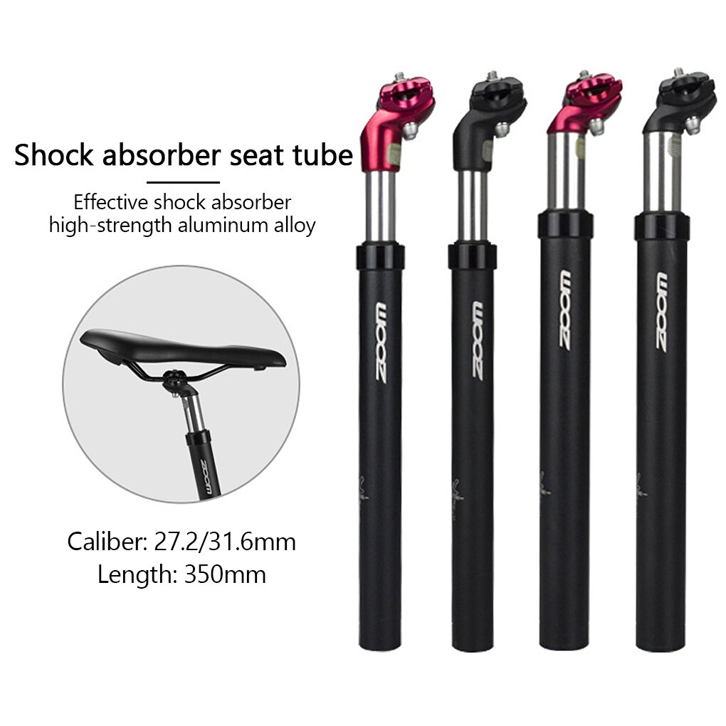 Bike Suspension Seatpost Frosted Bike Saddle Tube Shock Absorb Metal Saddle Post Aluminum Alloy Bicycle Replacement Parts