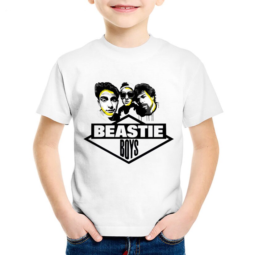 Moda impressão beastie meninos swag crianças t-shirts crianças verão manga curta t camisa meninos/meninas casual encabeça roupas do bebê, hkp698: 3 T