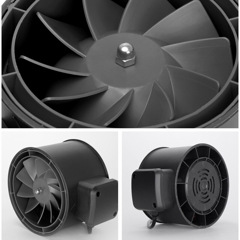 Commercial Powerful Exhaust Fan Axial Flow Centrifugal Fan Round Pressurized Pipe Exhaust Fan Household Kitchen Exhaust Fan