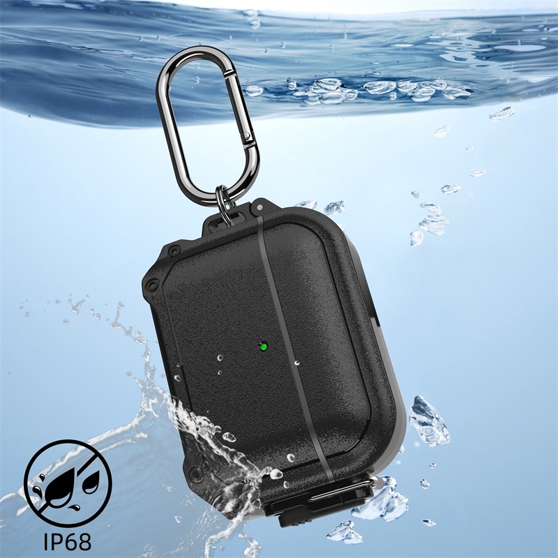 Waterproof Case for AirPods Pro 2 & AirPods 4, Cover with Secure Switch
