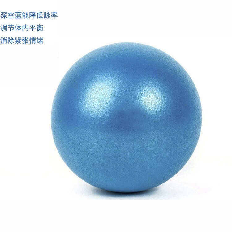 25 cm yogabold pilates halmbold gymnastikbold børn gravide balance fitnessbold krop pvc yogabold: Blå