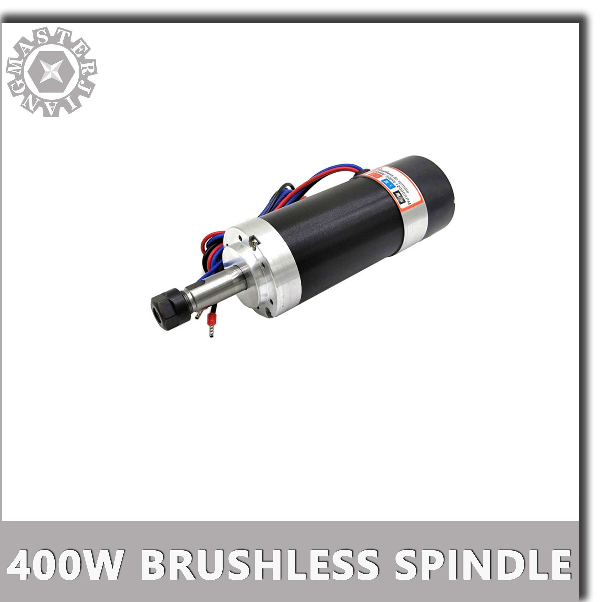 For DIY CNC and PCB Milling Machine WS55-180NEW DC 400W Brushless CNC Spindle Motor 0.4KW ER11 55MM brushless spindle ..