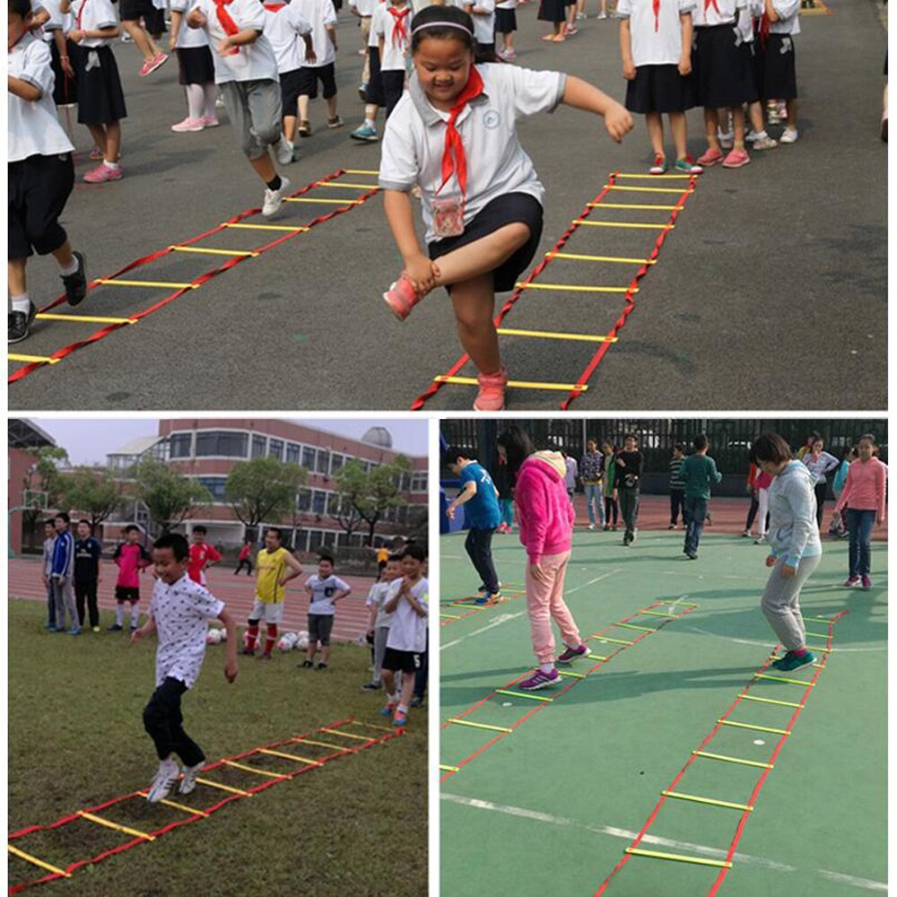 Flexibiliteit Agility Ladder Nylon Band Springen Ladder Speed Training Fitness Trap Ladder Voetbal Training Energie Ladder