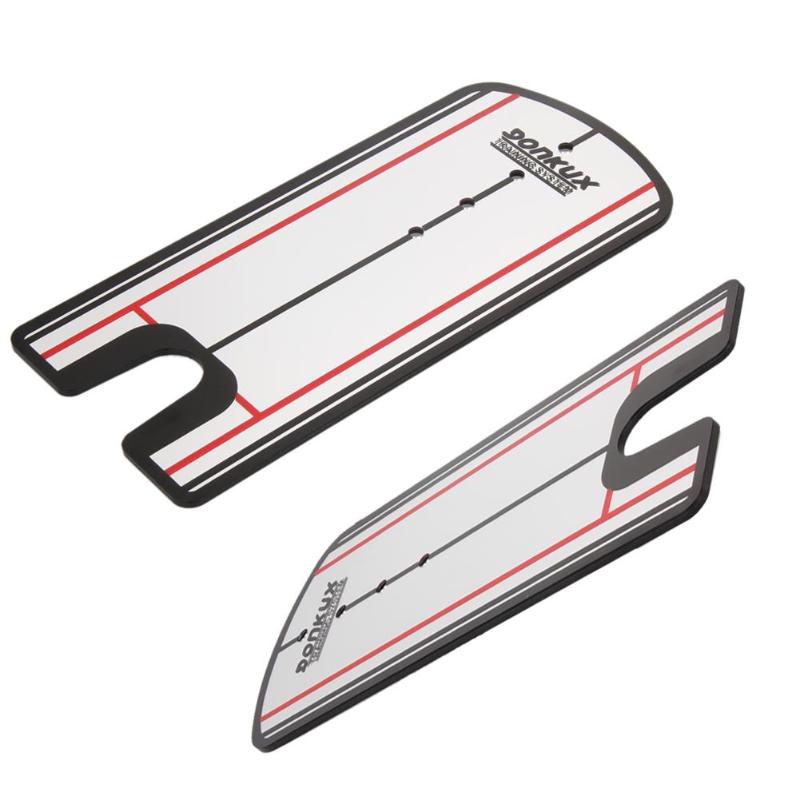 golf huśtać się prosto praktyka automat treningowy robić golfa lustro trening wyrównujący pomoc trening swingu golfowego linia oczu akcesoria robić golfa 32x14.5cm