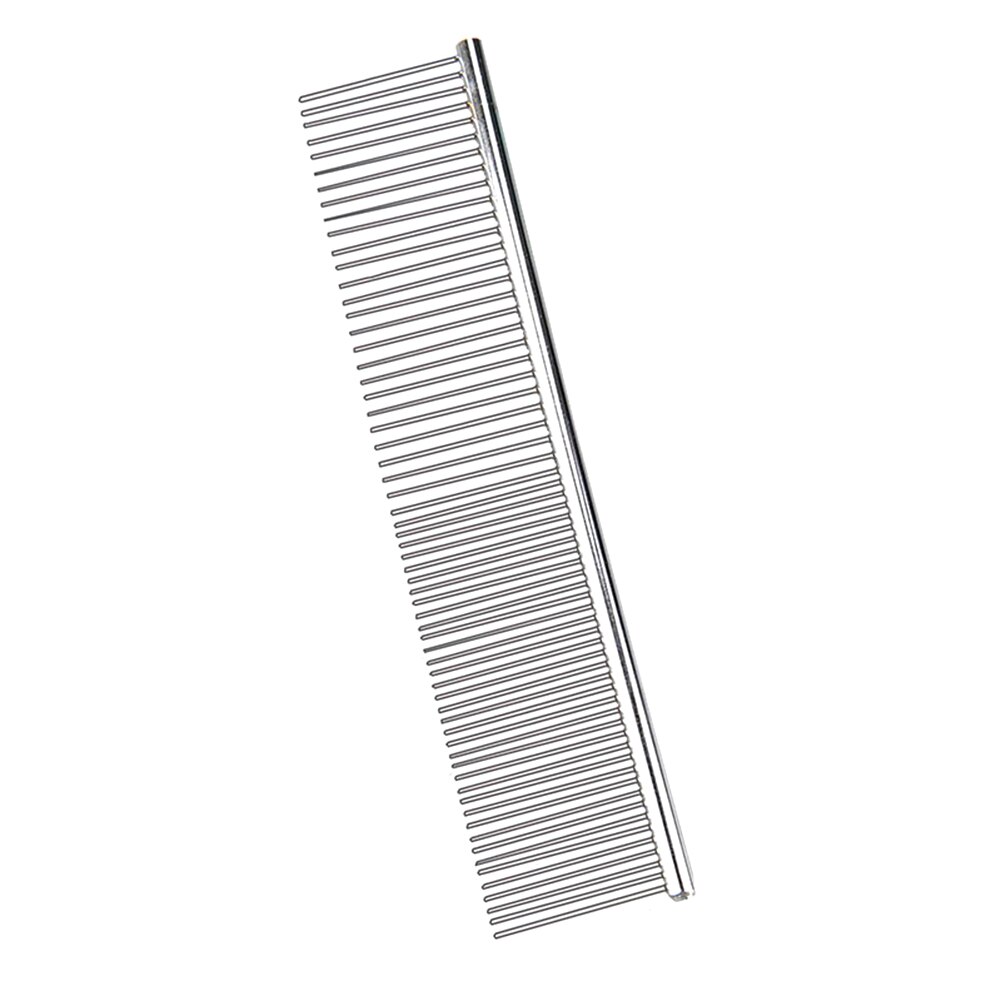 Stainless Steel Comb Pet Grooming Comb Shedding Comb Tool Poodle Finishing Butter Comb Cat Dog Care K802: Default Title