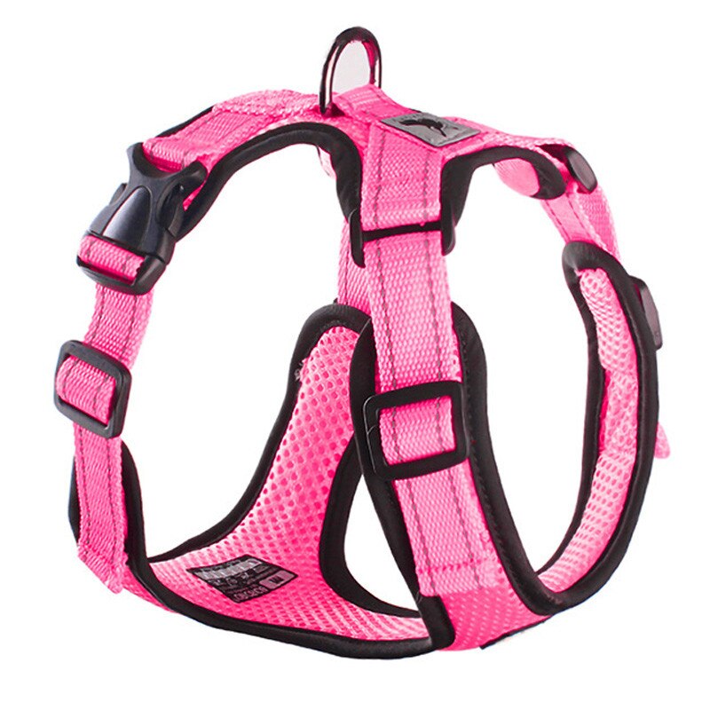 Adjustable Outdoor Protective Harness Collar Pug No Pull Pet Dog Harness For Dogs Training Vest Medium Small Medium Dogs