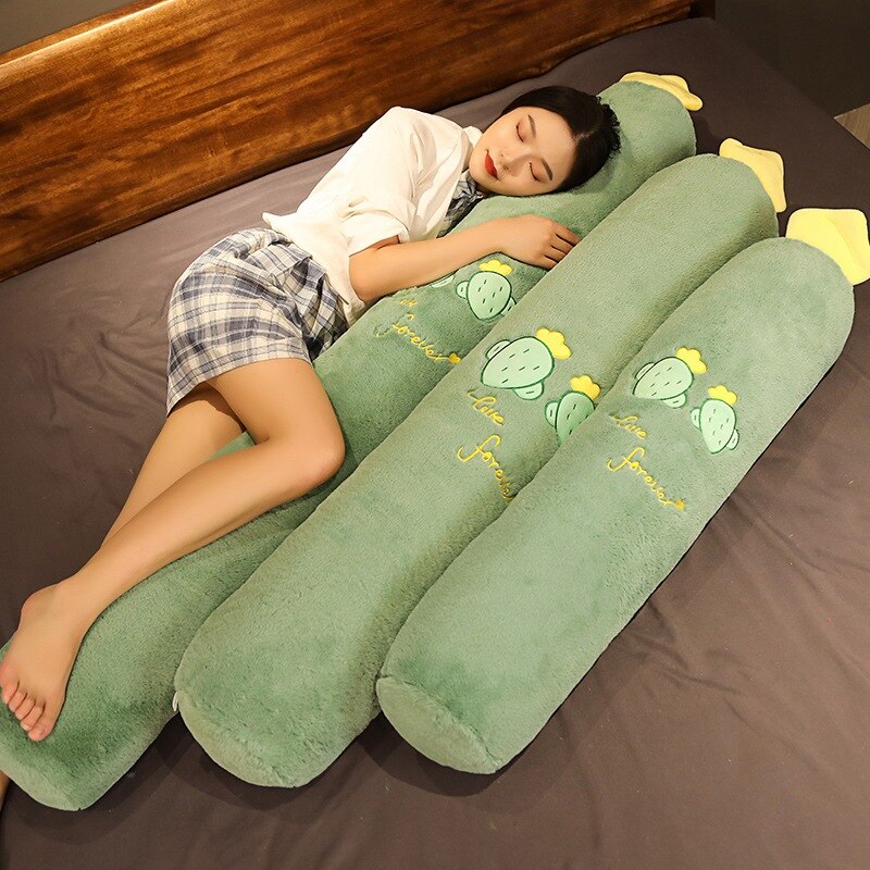 Oreiller Long en peluche de Fruits doux de 100 à 160cm, pêche, ananas, fraise, avocat, plante en peluche, Cactus, carotte, poupée