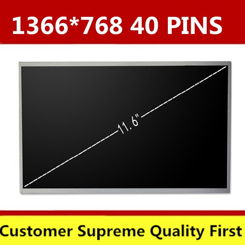 För acer aspire one 751h za3 1825 ptz 752h ms2298 bärbar lcd -skärmspanel 11.6 tums lcd -matris