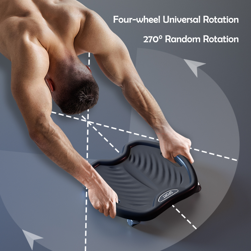 Übungsrad Rabatt Ader Untersetzer Bauch Fitness Schieberegler trainieren Platte Rad Rolle Rabatt Ab Trainingsausrügestochen mit Kniematte