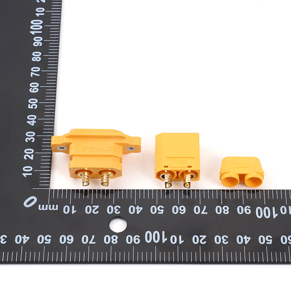 XT90NE-F Lithium-Batterie-Ladestecker Netz stecker fest männlich/weiblich Kopf geschweißt Typ Vergoldung Terminal neue Energie Stecker