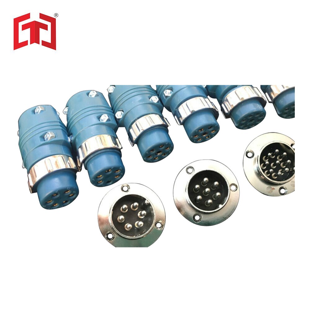 7 pin 9 pin plug and socket control wire connector welding accessories