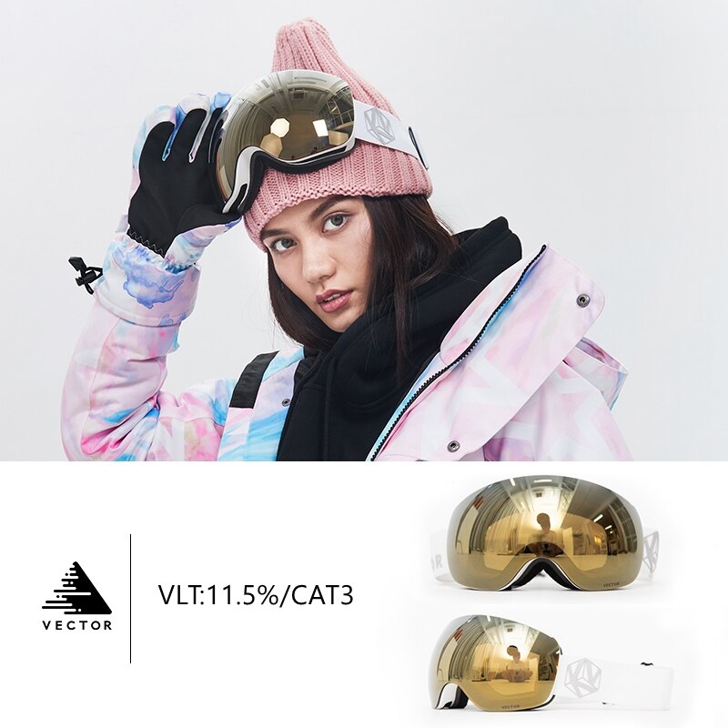 Skibrillen voor heren dames dubbele lagen  uv400 anti-condens grote skibrillen skibrillen sneeuw volwassenen snowboardbrillen ski-uitrusting: Kleur 05