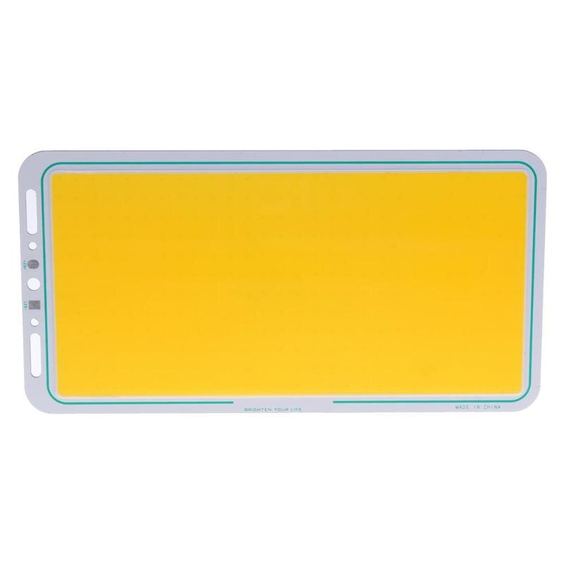 Led Panel Licht 12V 70W 7000LM Led-paneel Strip Energiebesparende Led Lampjes Wit/Warm Wit Cob board Light Lamp 220X120mm: warm light