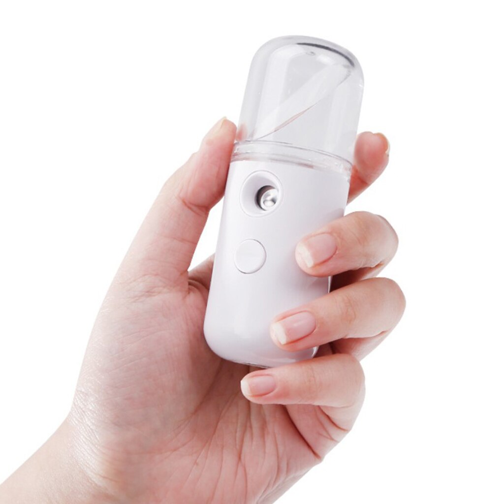 Portable USB Nano Mist Sprayer for Disinfecting & Face Hydration Beauty Device Nano Handy Mist Spray Facial Steamer Sprayer