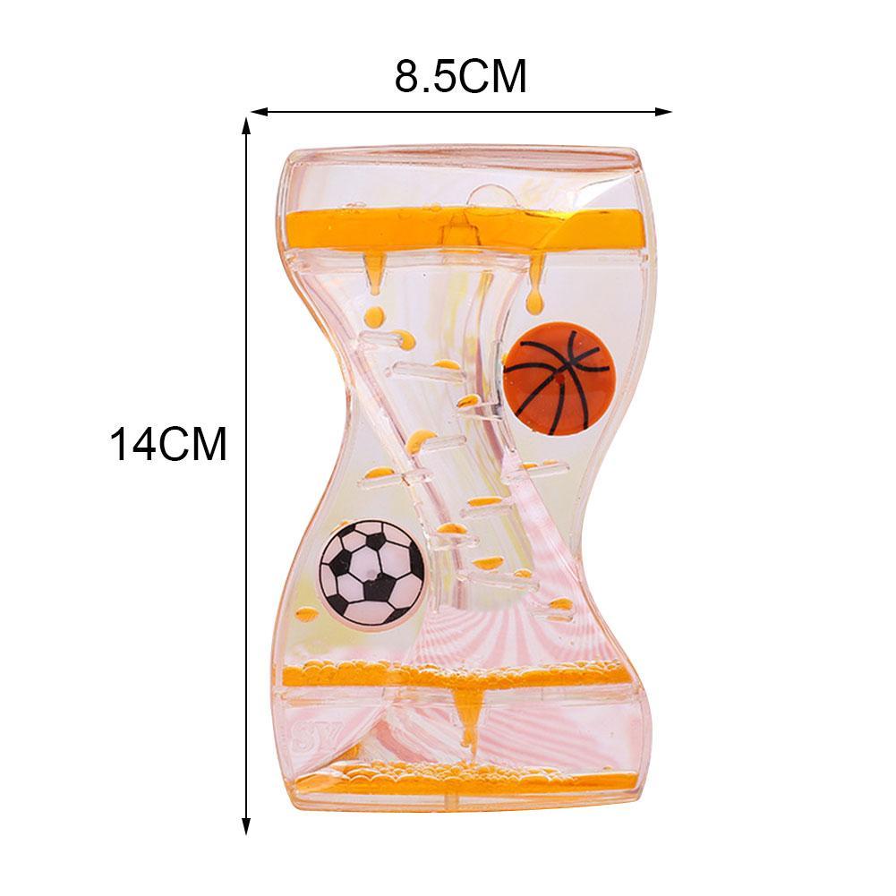 Rotating Windmill Floating Timer Toys Home Office Desk Decoration Floating Color Mix Oil Liquid Bubbler Motion Timer