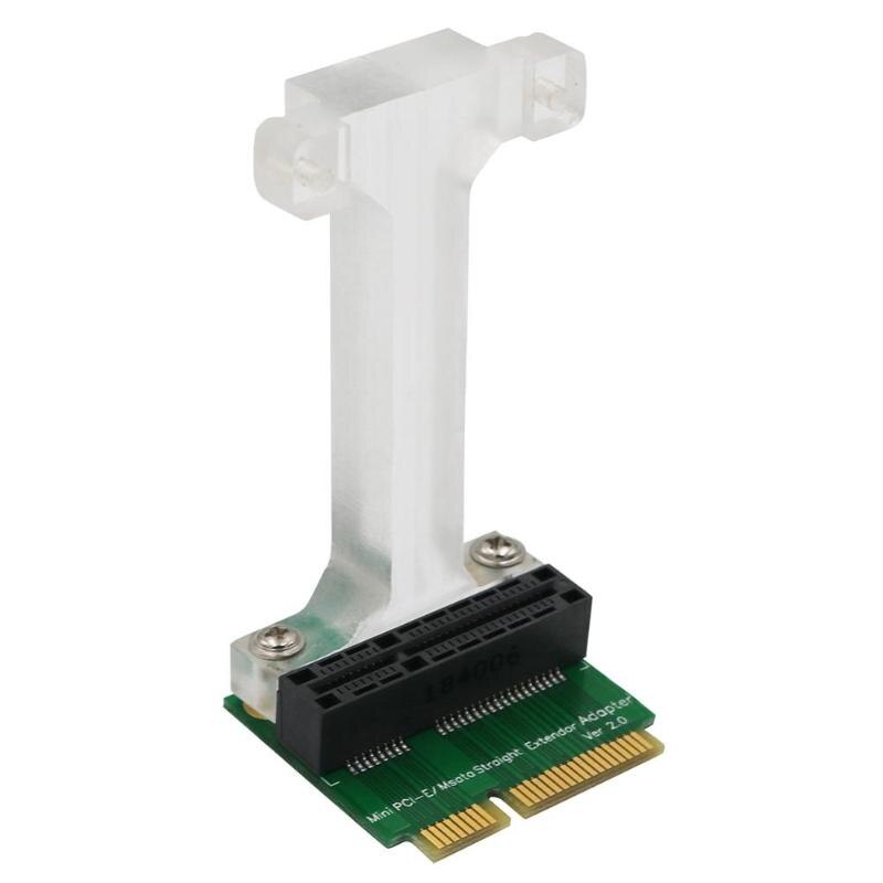 Mini PCI-E mSATA Adapter Card Connector for 3G 4G LTE GPS Module mSATA SSD Card More Reliable Plastic Support Frame