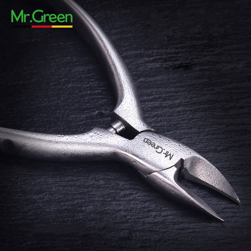 MR.GREEN Nail clipper for finger and toe Thick ingrown sharp Stainless Steel manicure Tool Trimmer Plier Scissors