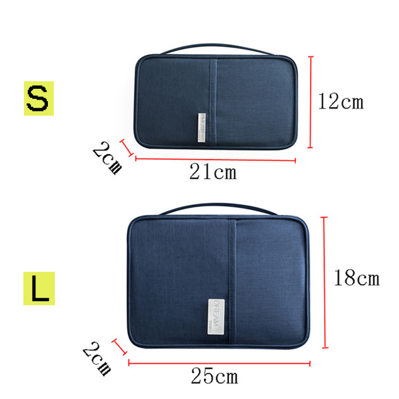Travel Wallet Family Passport Holder Waterproof Document Case Organizer Travel accessories Document Bag Cardholder