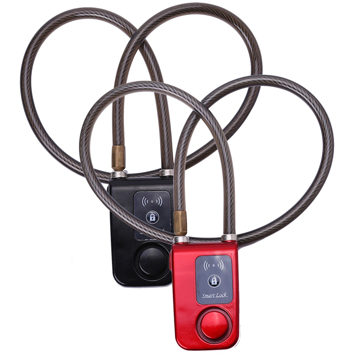 Smart Lock APP Control Smart Lock Anti Theft Alarm Chain Locks With 105dB Alarm For Bikes Motorcycles Gates