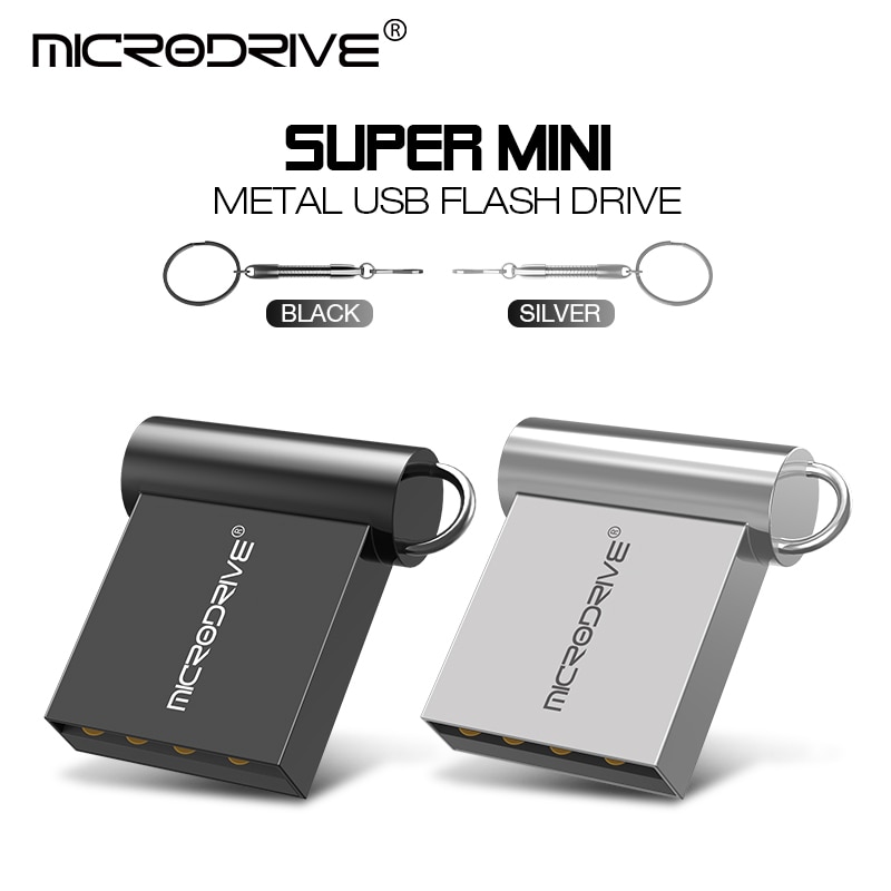 Neue mini metall usb flash drive 64GB 32GB 16GB 8GB 4GB Pen Drive tragbare 128GB usb 2.0 usb stick speicher Flash disk