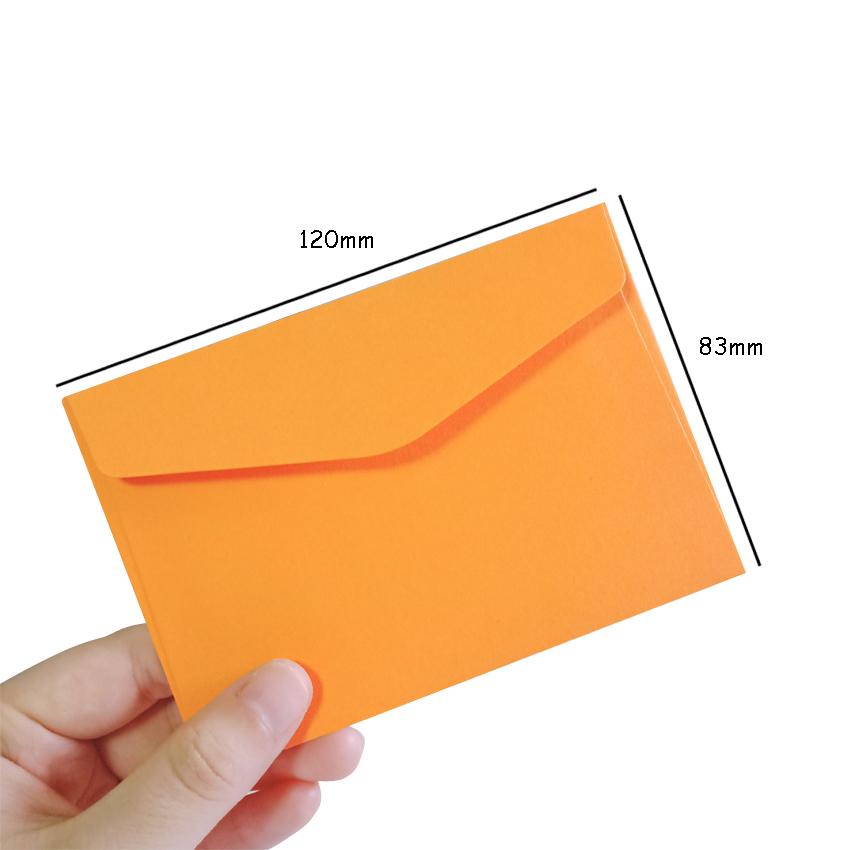 10 stk/parti mini kuverter 115mm*80mm slik farve mini kuvert fjorten valg papir koreansk papirvarer gavechrismas: H