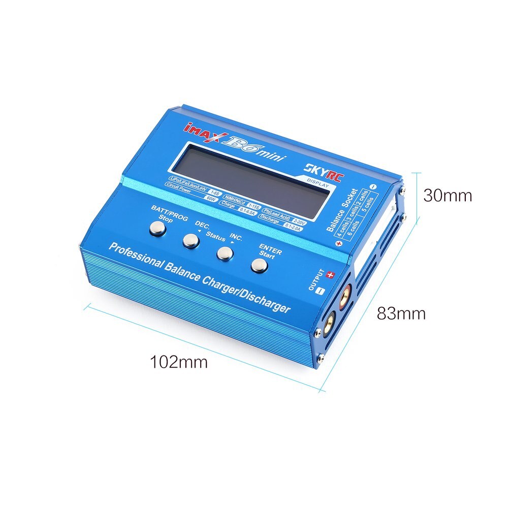 Original SKYRC IMAX B6 mini 60W Balance Charger Discharger for RC Helicopter nimh nicd Aircraft Intelligent Battery Charger